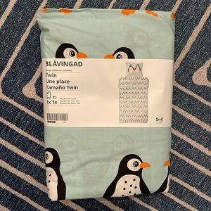 IKEA Twin Duvet Cover + Pillow Case
